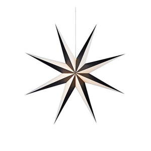 Čierno-biela svetelná dekorácia Markslöjd Alva, ø 75 cm vyobraziť