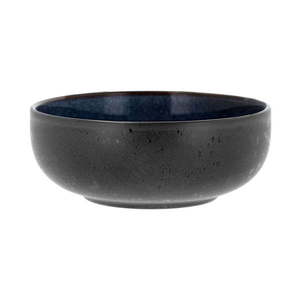 Čierna/modrá kameninová ramen miska Gastro Dark Blue/Black – Bitz vyobraziť