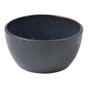 Čierna/modrá miska z kameniny 200 ml Gastro Black/Dark Blue – Bitz vyobraziť