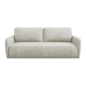 Krémová ženilková rozkladacia/s úložným priestorom pohovka 218 cm Lilo – Makamii vyobraziť