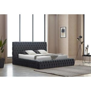 Livetastic ČALÚNENÁ POSTEĽ, 180/200 cm, sivá vyobraziť