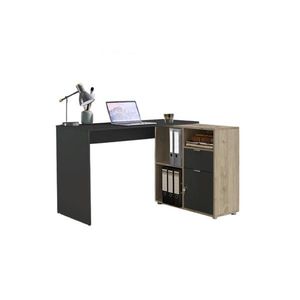 MID.YOU PÍSACÍ STÔL S ÚLOŽ.PRIESTOROM, antracitová, farba duba, 110/85/74 cm vyobraziť