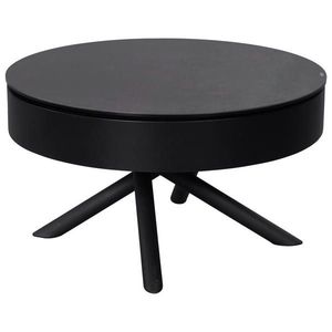 Novel KONFERENČNÝ STOLÍK, čierna, bronzová, kov, sklo, keramika, kompozitné drevo, 73.5/73, 5/42 cm vyobraziť