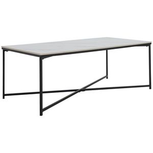 Livetastic KONFERENČNÝ STOLÍK, čierna, biela, kov, keramika, 120/60/43 cm vyobraziť