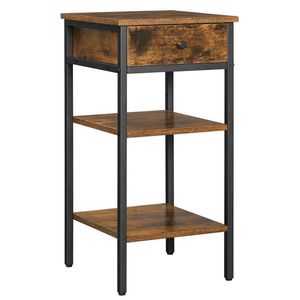 Boxxx PRÍRUČNÝ STOLÍK, hnedá, čierna vyobraziť