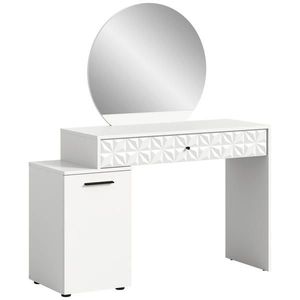 MID.YOU TOALETNÝ STOLÍK, biela, biela s vysokým leskom, 117/138/42 cm vyobraziť