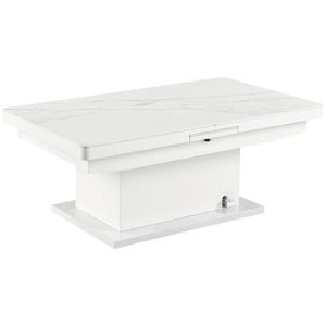 Livetastic KONFERENČNÝ STOLÍK, biela, kov, keramika, 125-150/70/49, 5-79 cm vyobraziť
