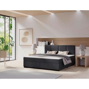 MID.YOU BOXSPRINGOVÁ POSTEĽ, 200/200 cm, antracitová vyobraziť