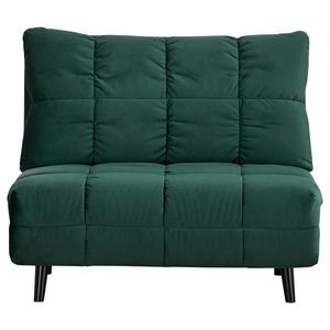 Carryhome ROZKLADACIE KRESLO, textil, zelená vyobraziť