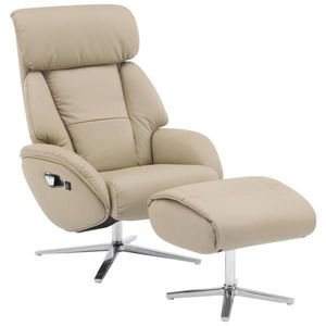 Livetastic MASÁŽNE KRESLO, textil, koža, taupe vyobraziť