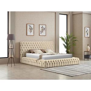 Livetastic ČALÚNENÁ POSTEĽ, 180/200 cm, prírodná farba vyobraziť