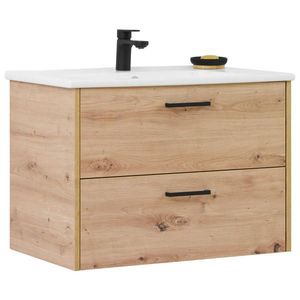 Xora SKRINKA S UMÝVADLOM, dub artisan vyobraziť