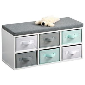 Kesper DETSKÁ LAVIČKA sivá, tyrkysová, biela vyobraziť