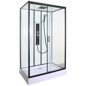 Sanotechnik SPRCHOVÁ KABÍNA čierna vyobraziť