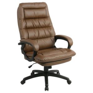 MID.YOU KANCELÁRSKE KRESLO, vzhľad kože, hnedá, čierna vyobraziť