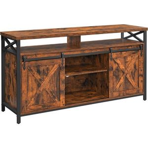 MID.YOU TV DIEL, čierna, tmavohnedá, 147/76/40 cm vyobraziť