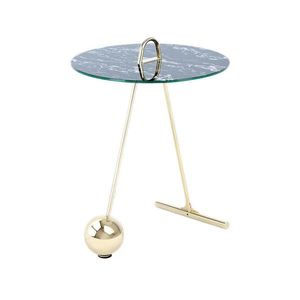 Kayoom PRÍRUČNÝ STOLÍK, čierna, zlatá vyobraziť