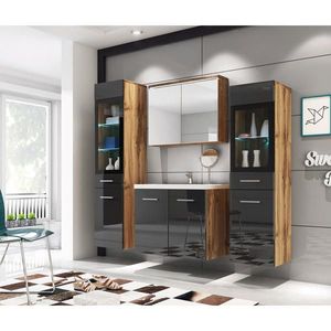 P & B KÚPEĽŇA dub wotan, čierna s vysokým leskom vyobraziť