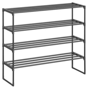 REGÁL NA TOPÁNKY, čierna, 92/74/30 cm vyobraziť