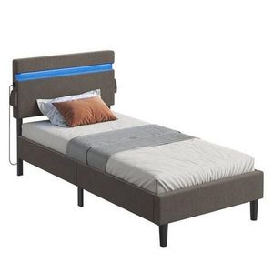 Boxxx ČALÚNENÁ POSTEĽ, 90/200 cm tmavosivá vyobraziť