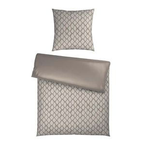 Dieter Knoll OBOJSTRANNÁ POSTEĽNÁ BIELIZEŇ, satén, strieborná, biela, 155/220 cm vyobraziť