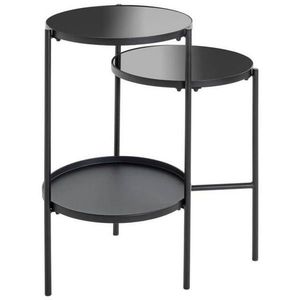 PRÍRUČNÝ STOLÍK, čierna vyobraziť