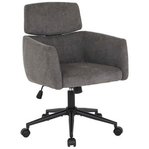 MID.YOU OTOČNÁ STOLIČKA, mikrovlákno, sivá vyobraziť