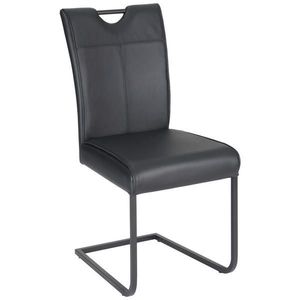 Novel STOLIČKA S PRUŽNÝM PODNOŽÍM, čierna vyobraziť