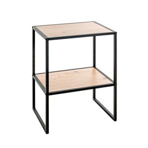 PRÍRUČNÝ STOLÍK, čierna, farba duba vyobraziť