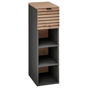 Voleo ZÁVESNÝ DIEL, grafitová, dub artisan, 25/84/37 cm vyobraziť