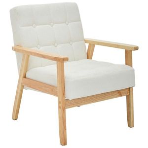 P & B KRESLO, textil, biela vyobraziť