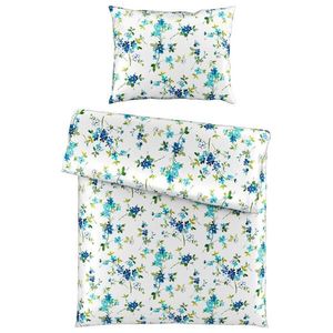 Esposa POSTEĽNÁ BIELIZEŇ, satén, modrá, 140/200 cm vyobraziť