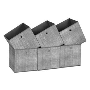 SADA ÚLOŽNÝCH BOXOV, sivá vyobraziť