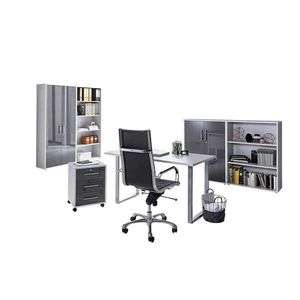 MID.YOU KANCELÁRIA, sivá, antracitová s vysokým leskom, vyobraziť