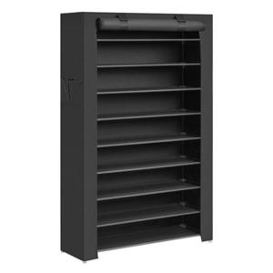 Boxxx REGÁL NA TOPÁNKY, čierna, 88/160/28 cm vyobraziť