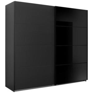 Carryhome ŠAT. SKRIŇA S POSUV. DVERAMI, grafitová, čierna, 225/210/65 cm vyobraziť