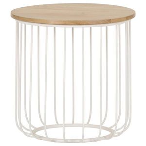 Landscape PRÍRUČNÝ STOLÍK, dub, biela, farba duba vyobraziť