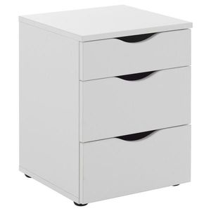 Carryhome NOČNÝ STOLÍK, biela, 40/55/38 cm vyobraziť