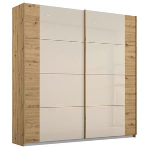 Rauch Möbel ŠAT. SKRIŇA S POSUV. DVERAMI, šampanská, dub artisan, 181/210/62 cm vyobraziť