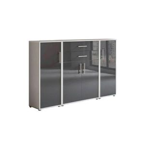 MID.YOU SKRINKA NA DOKUMENTY, sivá, antracitová s vysokým leskom, 172, 6/113, 6/33 cm vyobraziť