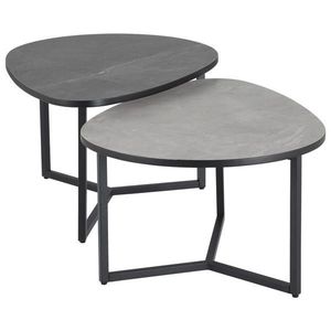 MID.YOU SADA KONFERENČNÝCH STOLÍKOV, svetlosivá, tmavosivá, kov, kompozitné drevo, 83/40/36, 5/59 cm vyobraziť