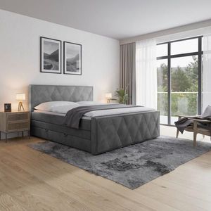 MID.YOU BOXSPRINGOVÁ POSTEĽ, 180/200 cm, svetlosivá vyobraziť