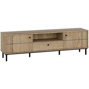 Carryhome NÍZKA KOMODA, farba duba, 170/49, 2/37 cm vyobraziť