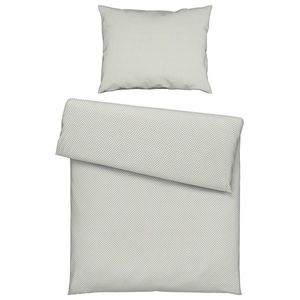Novel POSTEĽNÁ BIELIZEŇ, flanel, sivá, biela, 140/200 cm vyobraziť