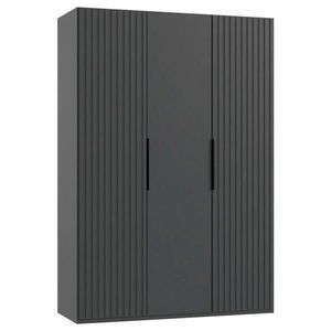 MID.YOU SKRIŇA S OTOČNÝMI DVERAMI, grafitová, 150/216/58 cm vyobraziť
