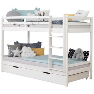 MID.YOU POSCHODOVÁ POSTEĽ, 90/200 cm biela vyobraziť