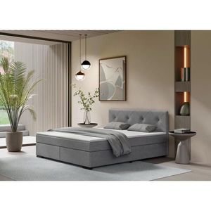 MID.YOU BOXSPRINGOVÁ POSTEĽ, 160/200 cm, svetlosivá vyobraziť