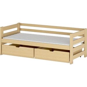 MID.YOU POSTEĽ S ÚLOŽNÝM PRIESTOROM 90/200 cm, farby borovice vyobraziť