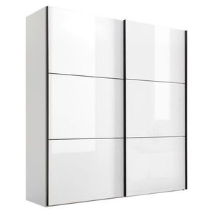 Moderano ŠAT. SKRIŇA S POSUV. DVERAMI, biela, 167/222/68 cm vyobraziť