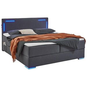 Xora BOXSPRINGOVÁ POSTEĽ, 160/200 cm, antracitová vyobraziť